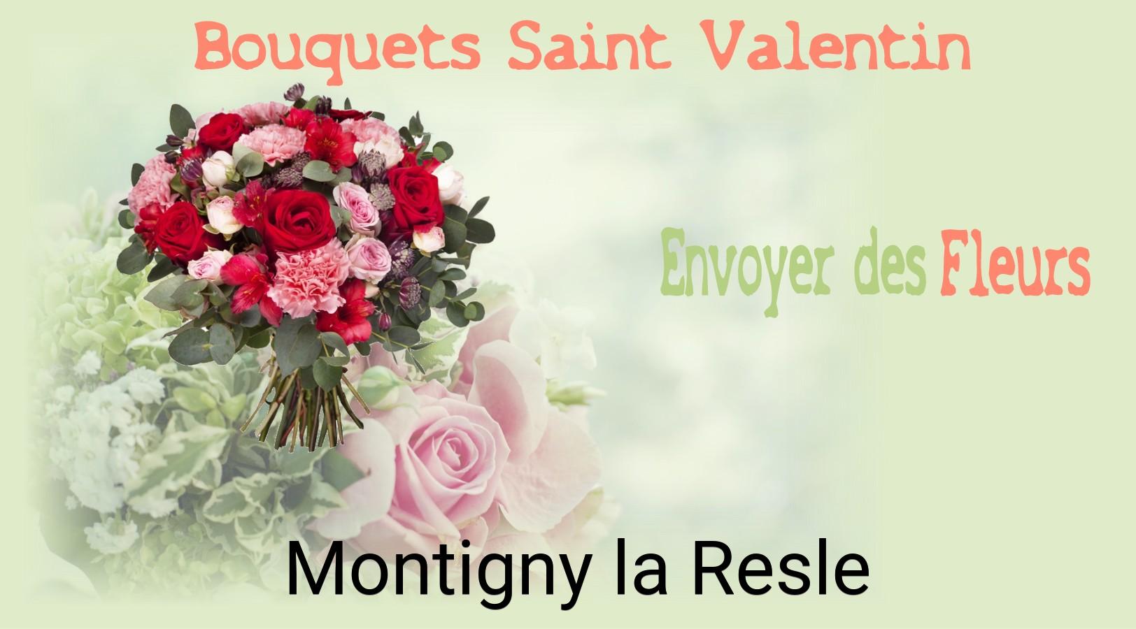 Roses de Saint-Valentin livrées à Montigny-la-Resle